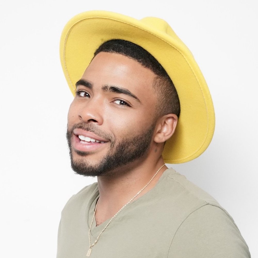 Yellow Fedora Hat